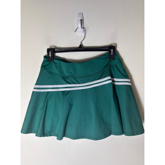 Eleven Green with White Stripe Tennis Skirt Sz M - Picture 2 of 2